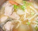 味噌煮込み　鶏大根うどん　体ポカポカに♡作り方3写真