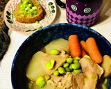 味噌煮込み　鶏大根うどん　体ポカポカに♡作り方5写真