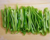 かんたんで美味しい「ピーマンのみそ炒め」作り方1写真