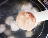 手作り肉団子入り鶏鍋作り方1写真