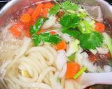 味噌煮込み　鶏大根うどん　体ポカポカに♡作り方8写真