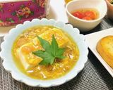 簡単海老と卵の餡掛け豆腐(^-^)♡作り方6写真