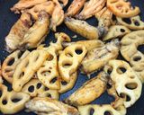 れんこんと手羽中の甘辛蒸し焼き作り方4写真