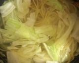 焼き鮭とキャベツのクリームパスタ作り方3写真