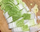 白菜のガーリック炒め煮作り方1写真