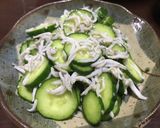 きゅうりと釜飯しらすを出汁で和えるだけ作り方3写真