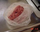 ひき肉が余った時に作る冷凍食品作り方1写真