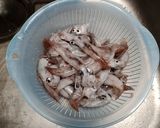 ご飯が進む！ 子イカの炒め煮作り方1写真