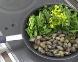 アサリと青菜の酒蒸し　ＪＡにいがた南蒲作り方3写真