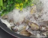 アサリと青菜の酒蒸し　ＪＡにいがた南蒲作り方4写真