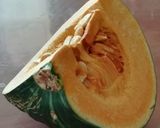 主夫の圧力鍋:2分でホクホクかぼちゃ煮作り方1写真