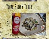 簡単なすパプリカオリーブ炒め粉チーズかけ作り方11写真