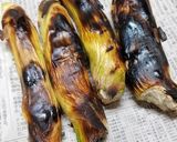 マコモダケ（真菰筍）の素焼き作り方2写真