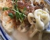 あつあつ!焼きクリーミースープパスタ♪作り方6写真