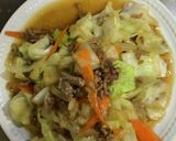 合挽き肉の甘辛野菜炒め作り方4写真