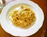 リコッタチーズナッツトマトソースのパスタ作り方3写真