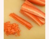 豚こまイカスミ炒飯☆ハロウィン仕様作り方2写真