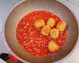 簡単！甘辛ケチャップ鶏団子作り方3写真