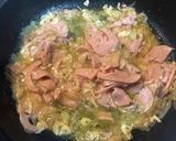 スパム　オイスターソースパスタ作り方7写真