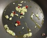 壬生菜のペペロンチーノ風作り方4写真