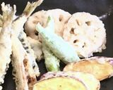 小鰯と野菜の天ぷら作り方7写真