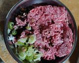 豚ひき肉の蒸し物(肉餅)作り方1写真