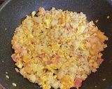 バター風味のチーズ入り炒飯作り方6写真