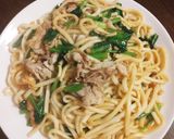 簡単☆めんつゆで作る焼きうどん作り方4写真