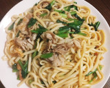 簡単☆めんつゆで作る焼きうどん作り方4写真
