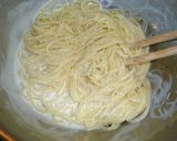 イクラのクリームスパゲティー作り方2写真