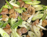 鶏肉と豆腐のすき焼き風炒め作り方3写真