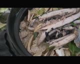 サンマとマツタケの炊き込みご飯作り方10写真
