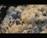 サンマとマツタケの炊き込みご飯作り方11写真