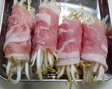 ダイエット！もやしの肉巻き☆鶏塩だし作り方2写真