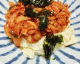 2分で出来ちゃう♪キムチ納豆豆腐作り方4写真
