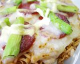 ★インスタントラーメン♪新食感ピザ★作り方3写真