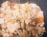 秋の味覚☆鶏肉と舞茸の炊き込みご飯作り方7写真