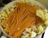 豚肉と白菜のにんにくしょう油パスタ作り方4写真