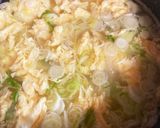 鶏ガラスープで！かき玉にゅうめん作り方4写真