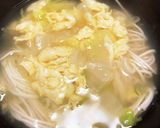 鶏ガラスープで！かき玉にゅうめん作り方6写真