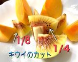 キウイ レッド(丹沢レッド)と柿作り方3写真