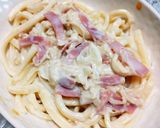 和風クリームうどん作り方4写真
