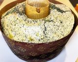 ヘルシー！豆腐と黒ゴマのシフォンケーキ作り方9写真