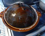 陶板鍋で蒸し焼き作り方1写真