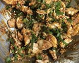 ささみと大葉の胡麻味噌和え作り方3写真