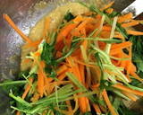 ゴボウと水菜とにんじんの胡麻マヨ和え作り方3写真