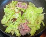 キャベツと豚のかんたん煮　タロの弁当54作り方2写真