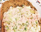 シーチキンブロッコリー玉ねぎサンドイッチ作り方3写真