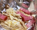 ベーコンときのこのチーズホイル焼き作り方3写真