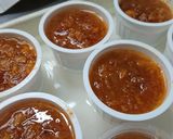 柿のレモン風味のピューレのババロア作り方4写真
